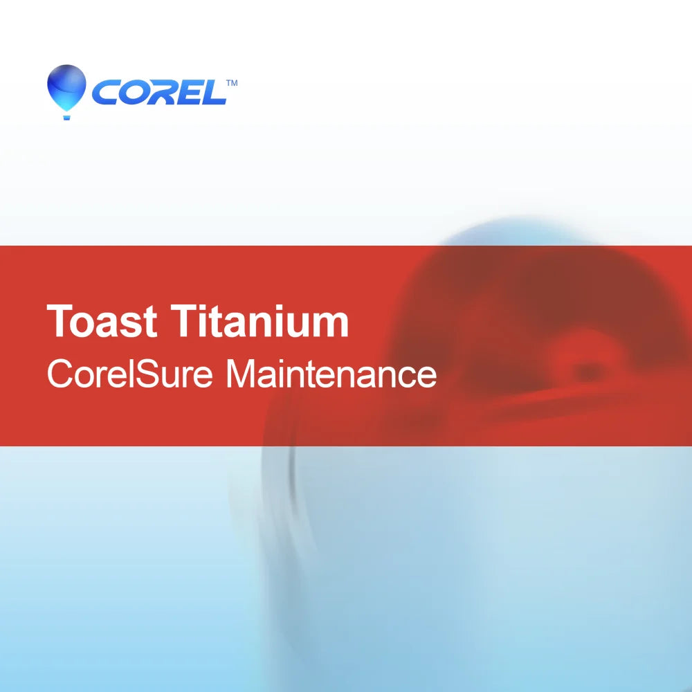 Mantenimiento CorelSure de Toast Titanium